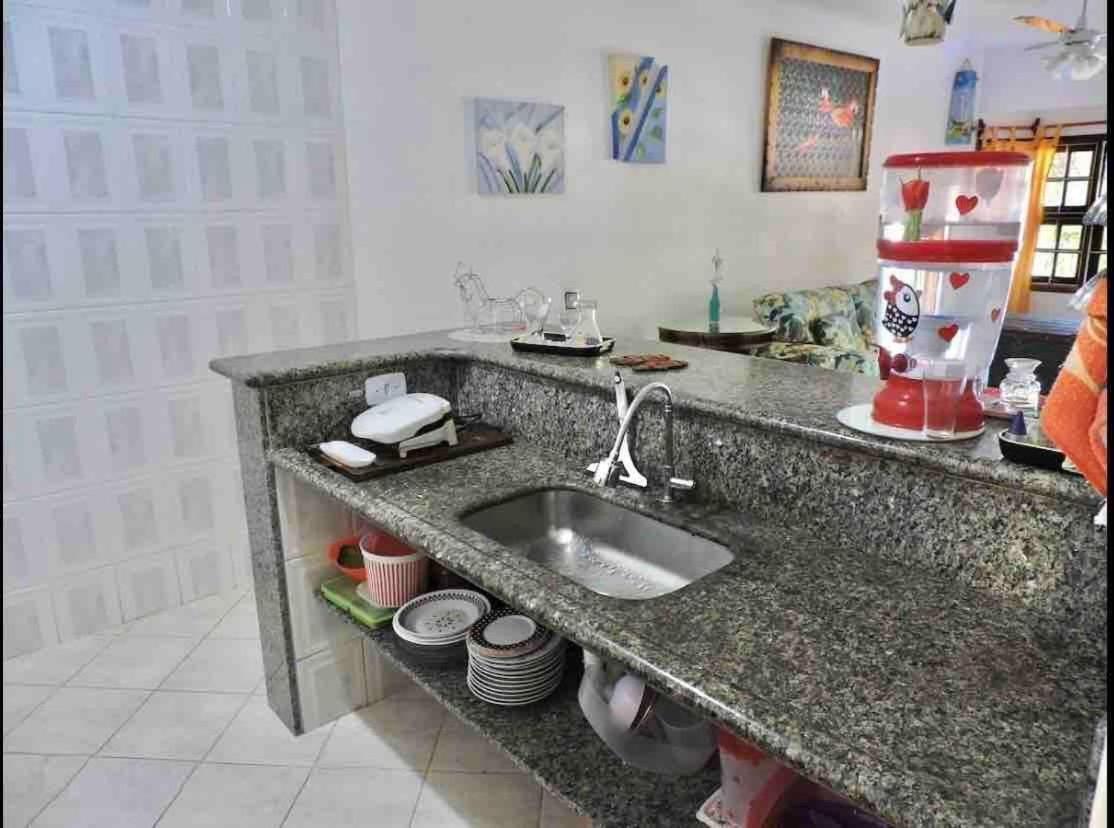 Paz E Mar Beach House - Area Gourmet Completa Caraguatatuba Dış mekan fotoğraf