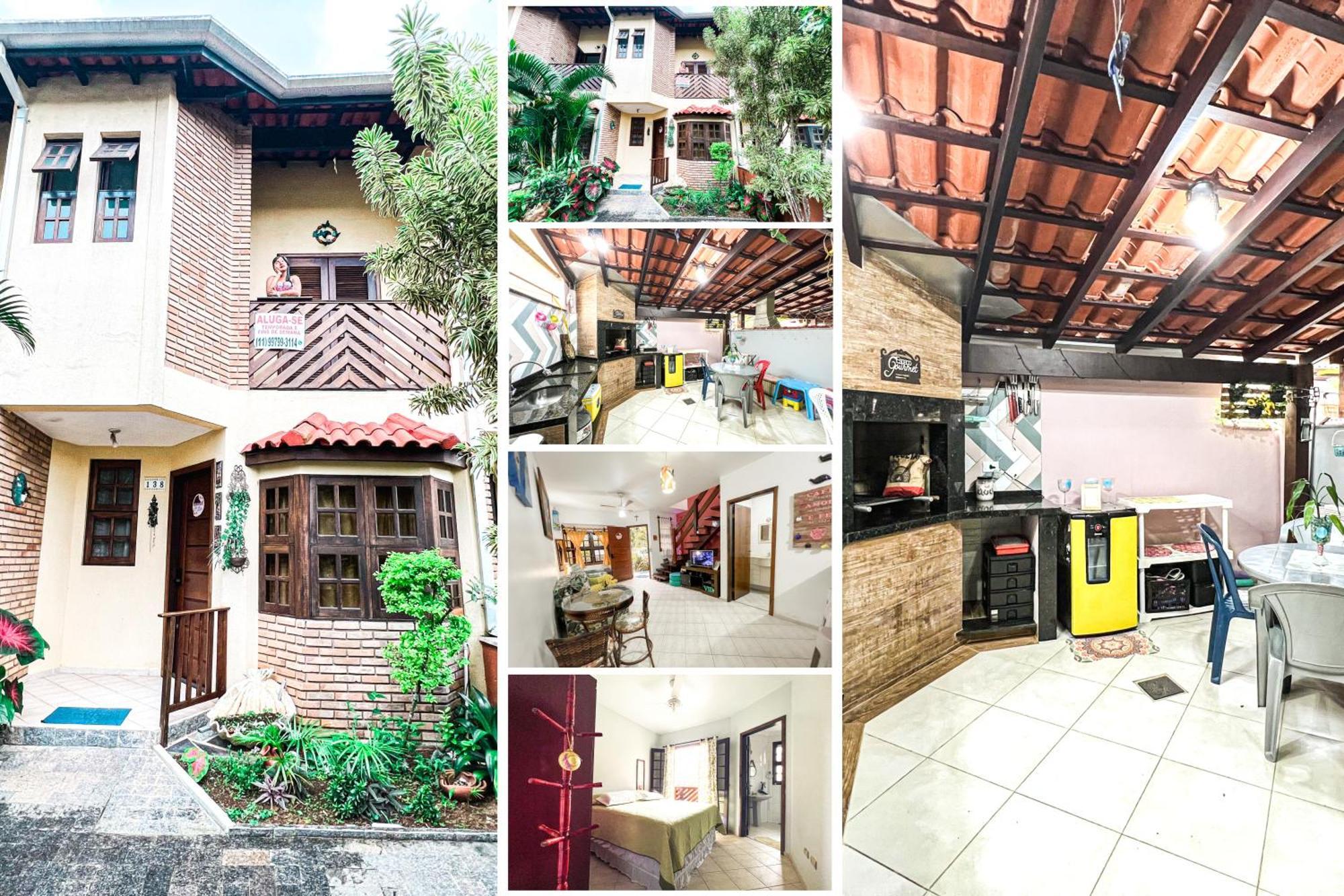 Paz E Mar Beach House - Area Gourmet Completa Caraguatatuba Dış mekan fotoğraf